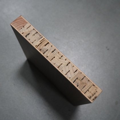 Stress-Relief Grooved Solid Timber Core