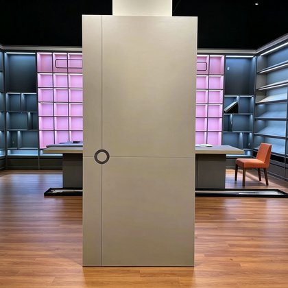 Circular Inlay Condo Door